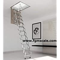 Escalera Escamoteable Pantógrafo Buhardilla pantógrafo manual lado S70